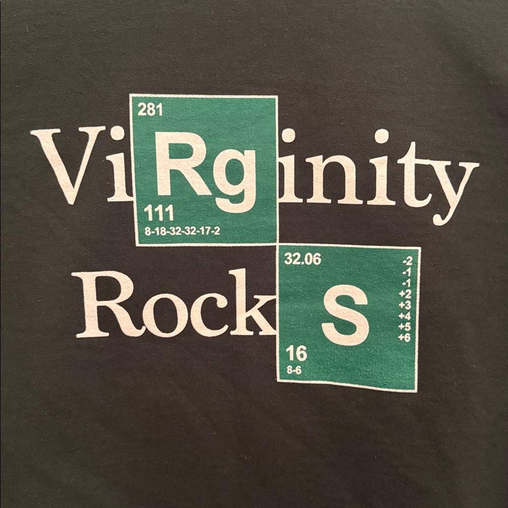 Men’s Virginity Rocks Crew Neck - Picture 3 of 3